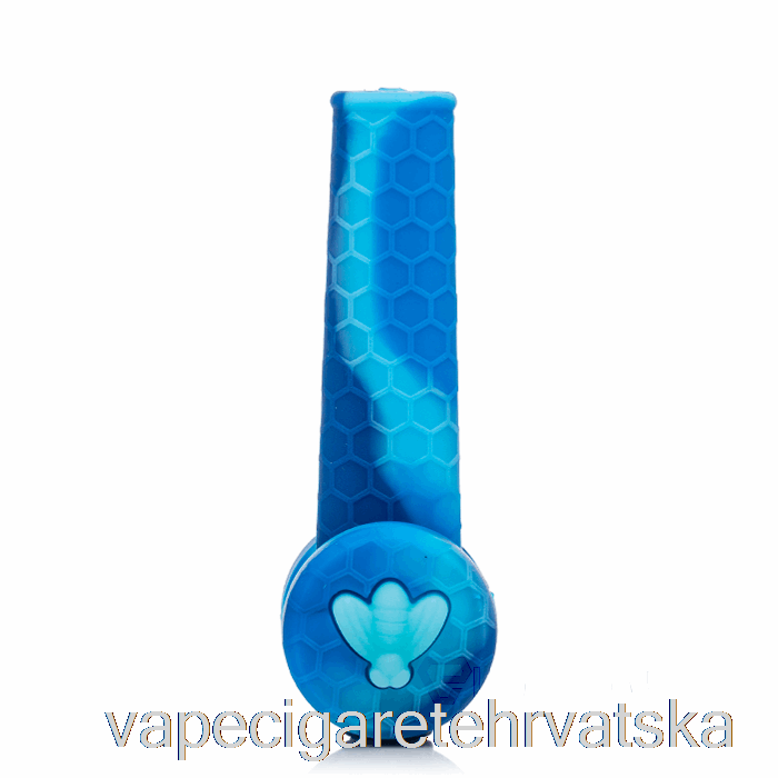 Vape Hrvatska Stratus Trio Silikonska Lula Mramorno Plava (baby Blue / Blue)